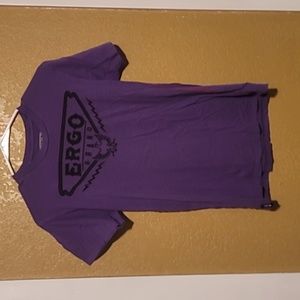 Ergo Purple Shirt with Red Side Stiching Size S